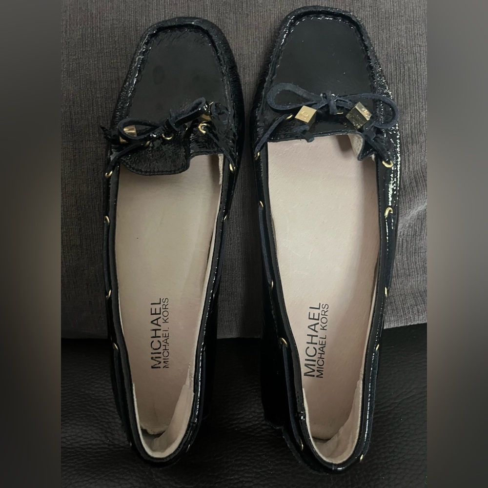 Michael Kors Black Flats Timeless Comfort NWOT